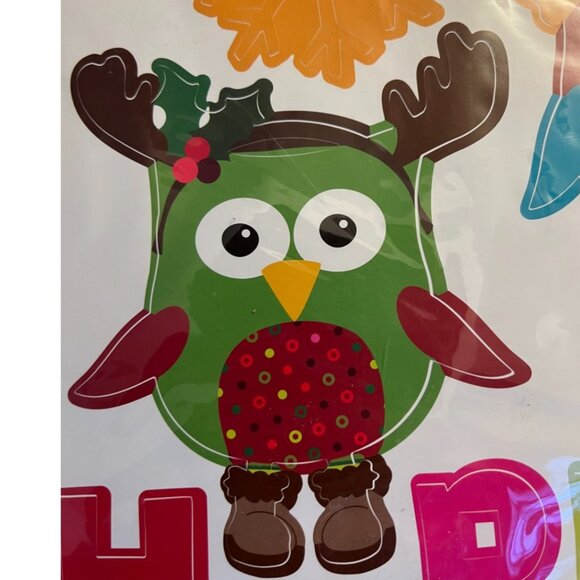 PIER 1 IMPORTS 2012 Winter Holiday Owl Wall Appliques Peel & Stick 24 Pieces - Picture 6 of 12